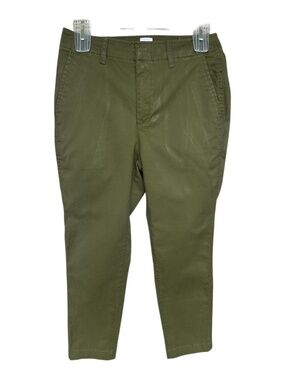 Gap Olive Green High Rise Downtown Khaki Pants-Size 0